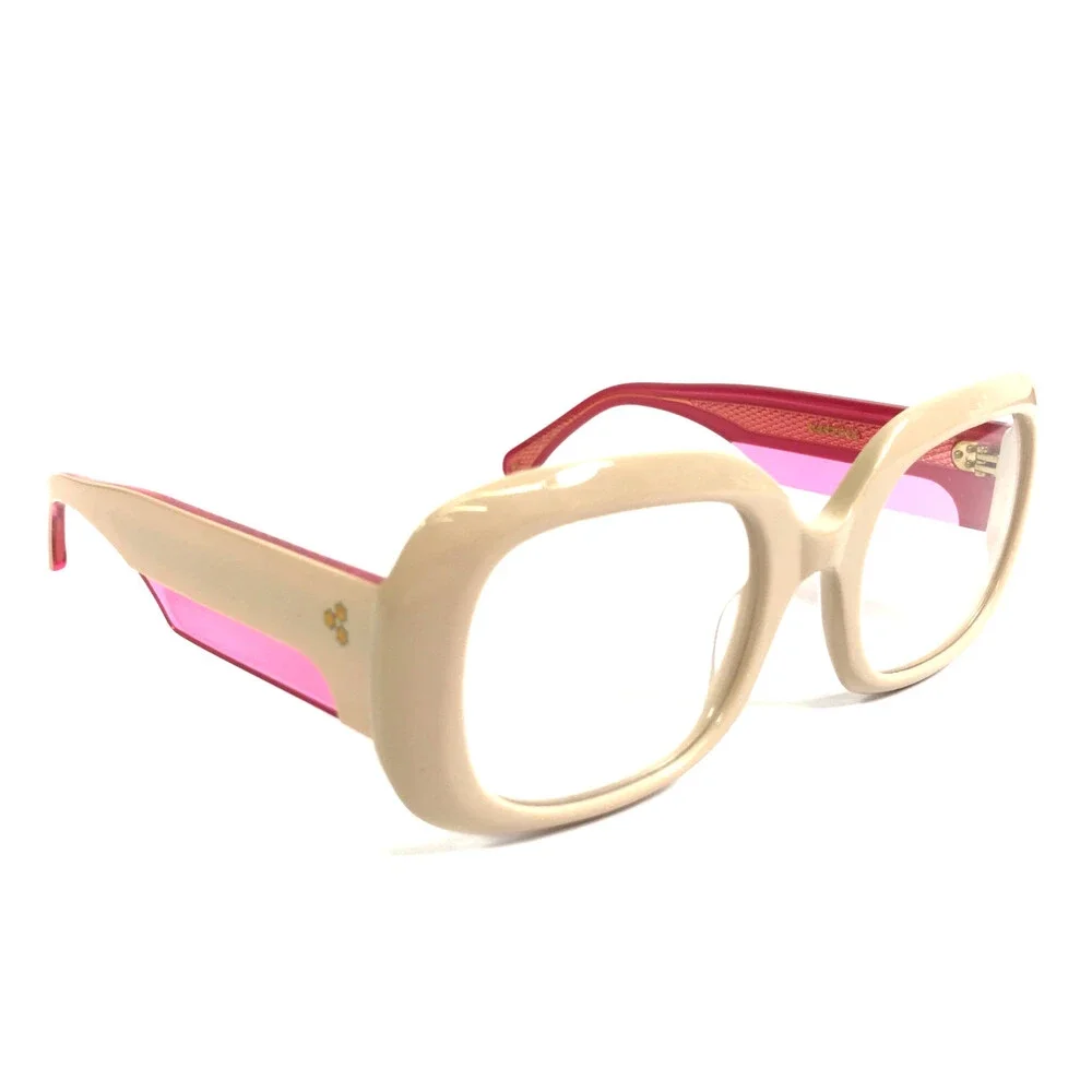 Alfred Kerbs Eyeglasses Frames MARTINA BE Beige Clear Pink Red Striped 53-23-140